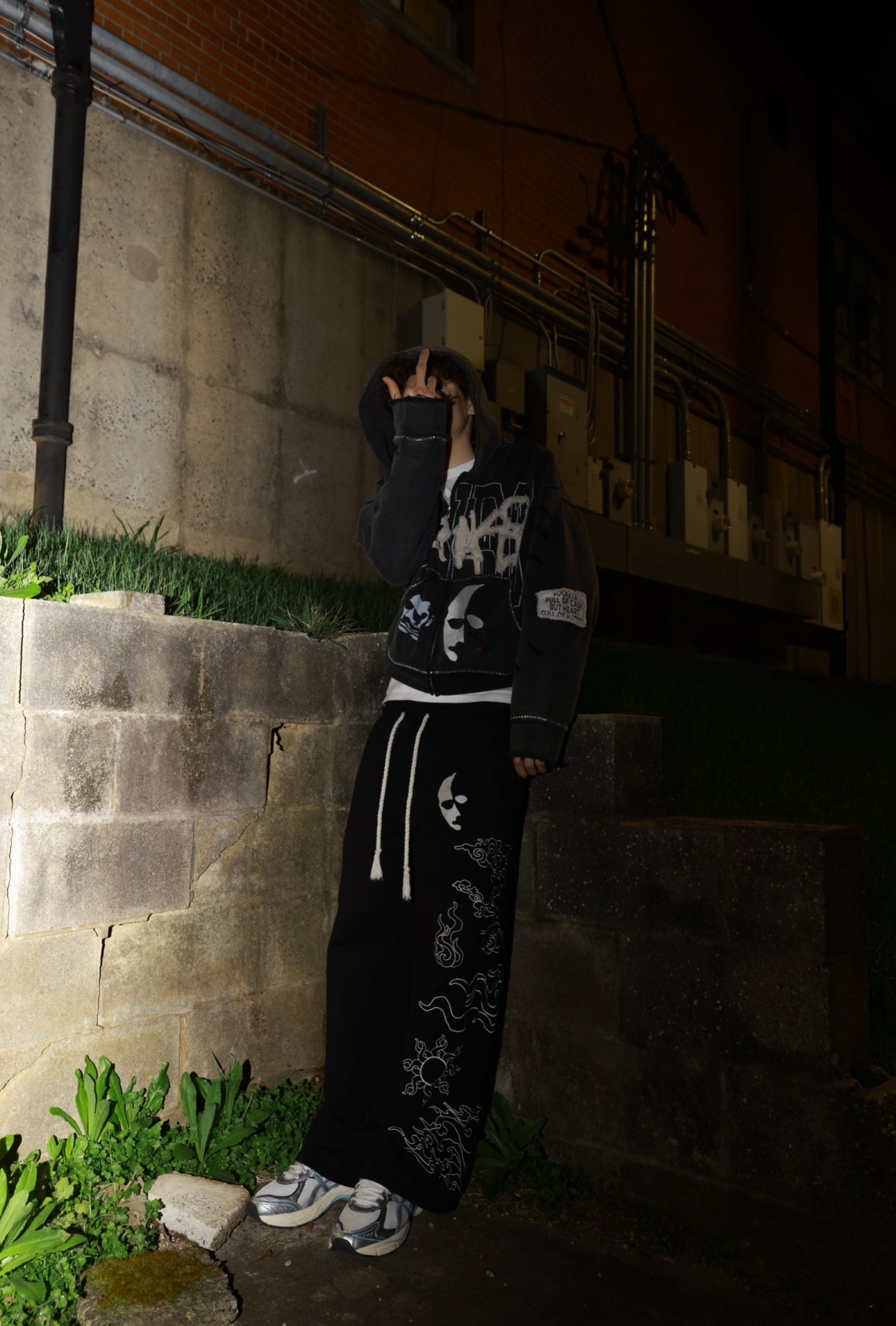 Double Face Hoodie Zip Up