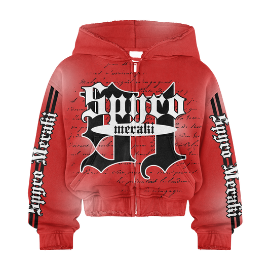 Red '91' Zip Up
