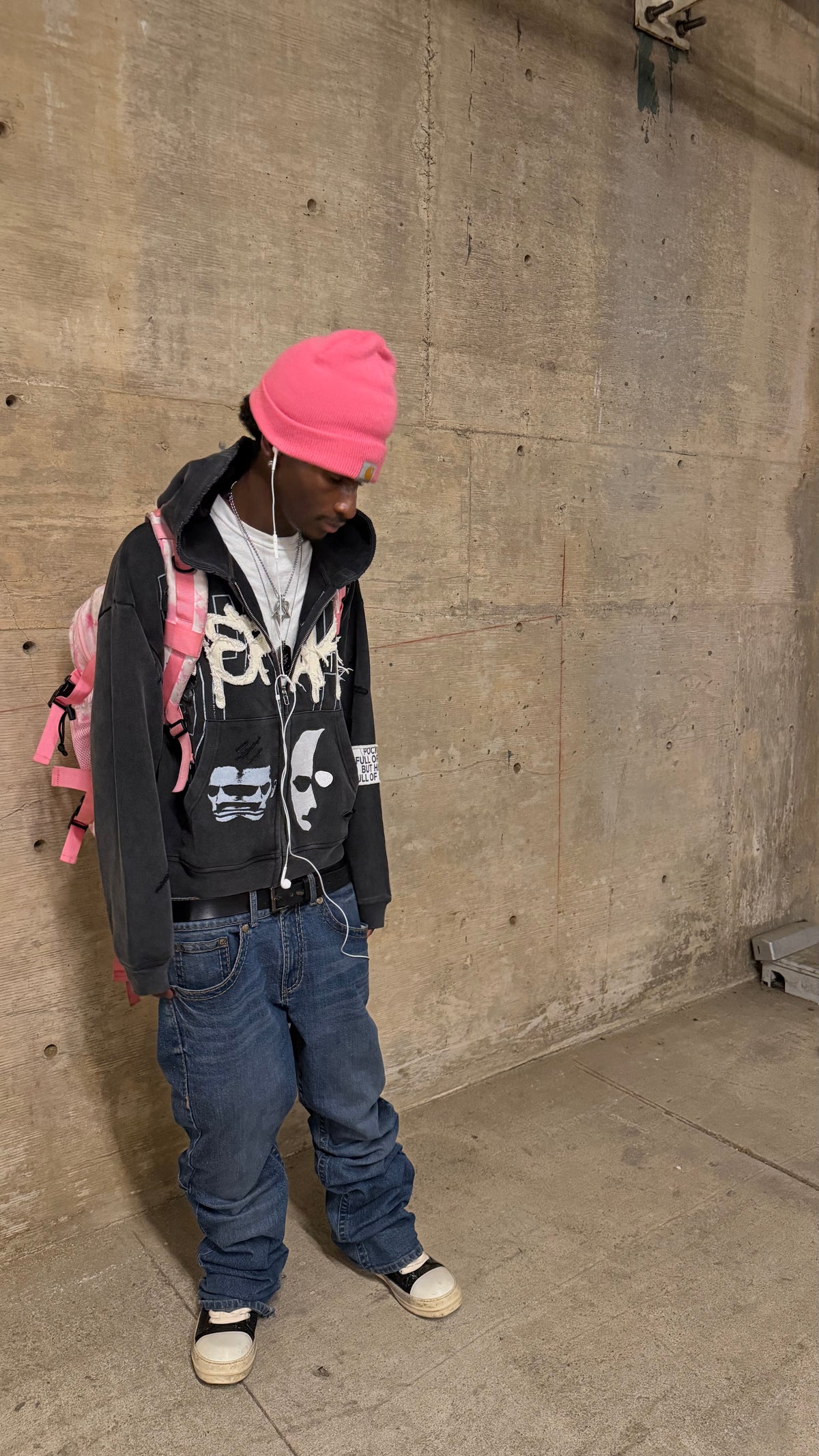 Grey Double Face V2 Zip Up