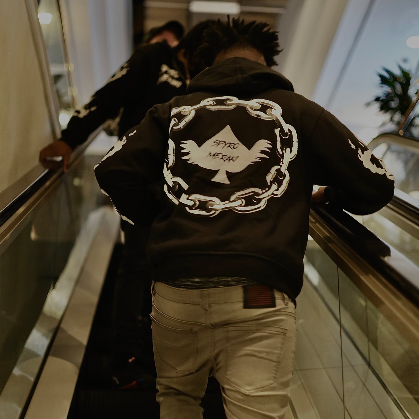 'Blazed Chained" Jackets Black